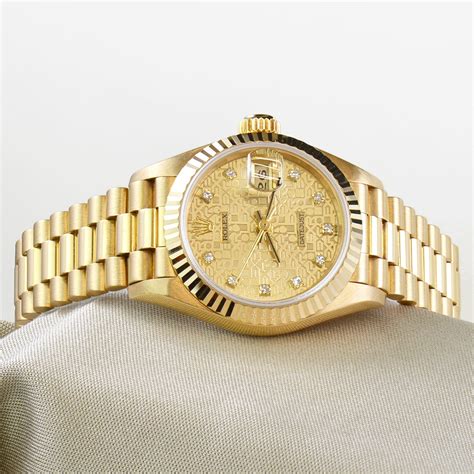 rolex oyster perpetual datejust gold|rolex datejust yellow gold price.